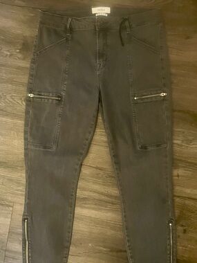 Pistola Charcoal Gray High-Rise Skinny Jeans